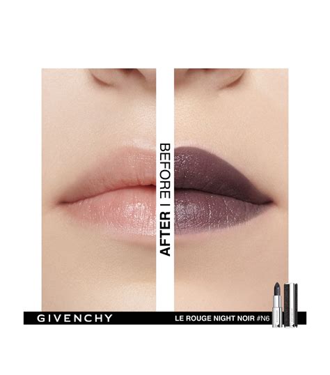 givenchy 06 night in grey|Givenchy Women's Le Rouge Night Noir Lipstick In 06 Night In .